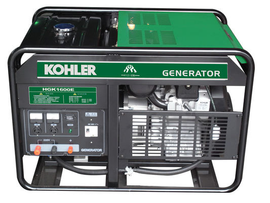 15kw 2 ανοικτή γεννήτρια βενζίνης Kohler κυλίνδρων, αερόψυξη, που τροφοδοτείται από KOHLER